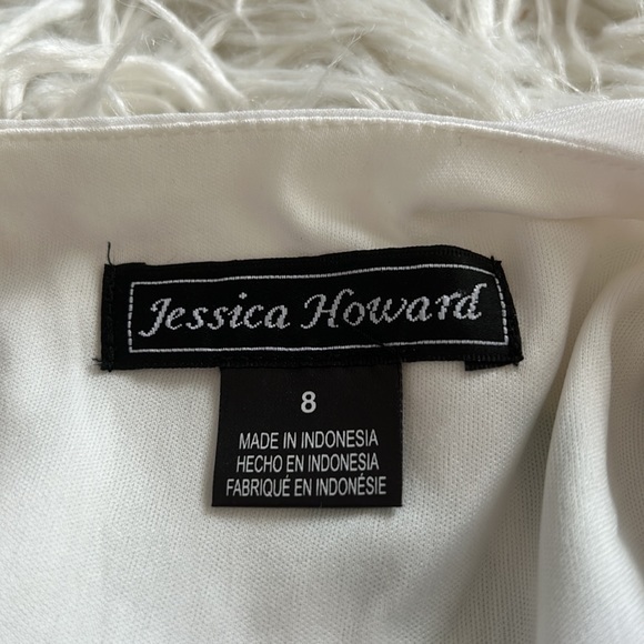 NWT, Jessica Howard, Printed-Chiffon Sleeveless A-Line Floral Dress‎ - Picture 6 of 10